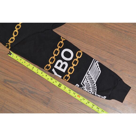 Boy London Black and Gold Chain Print Sweatshirt - Picture 6 of 7